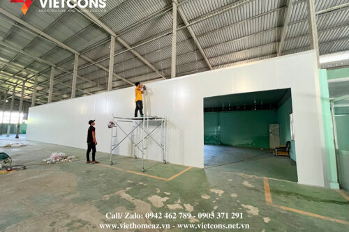 Thi Công Tấm Panel Công Ty Giấy Phú Đạt
